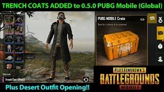 TRENCH COATS ADDED to PUBG Mobile 0.5.0 - Opening 6 Western Outfit Crates