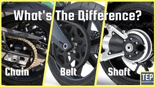 Chain Drive vs Belt Drive vs Shaft Drive in Motorcycles  Which is Better?