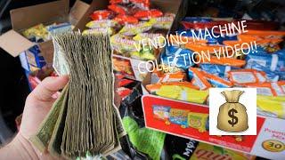 HOW MUCH $$ DID I MAKE OFF 6 VENDING LOCATIONS?  COLLECTION VID 2019