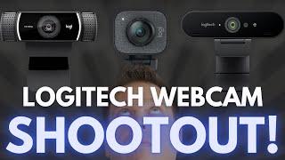 Logitech webcam comparison and review C922 vs. StreamCam vs. BRIO 4K