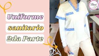 #76 UNIFORME SANITARIO DAMA 2DA PARTECONFECCIÓN PASO A PASO