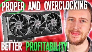 How to Overclock your GPU for Mining AMD GUIDE Max profit hashrate & efficiency on any coin