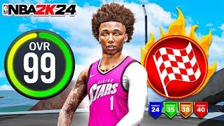 MIKEY WILLIAMS BUILD is UNSTOPPABLE at the PARK in NBA2K24