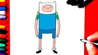 COMO Desenhar o FINN  Hora de Aventura