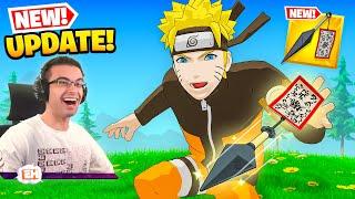 Nick Eh 30 reacts to Naruto in Fortnite