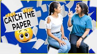 Catch a Paper Sheet Challenge #shorts #waitforit #challenge