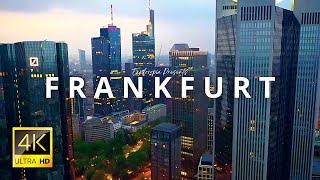 Frankfurt Germany  in 4K ULTRA HD 60 FPS by Drone