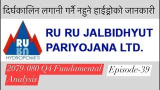 RURU Jalabidhut pariyojana fundamental analysis.. RURU ANALYSIS. NEPAL SHARE MARKET #stockmarket