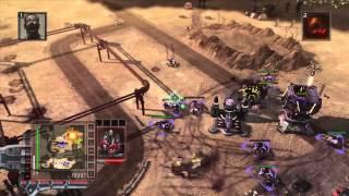 Command and Conquer 3 Tiberium Wars Xbox 360 - Hard AI Skirmish Match - NOD VS NOD