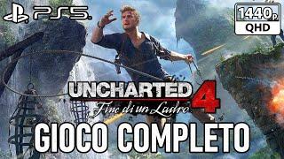 Uncharted 4 Fine di un Ladro REMASTERED PS5 - Gioco Completo ITA No Commentary 1440p60 LongPlay