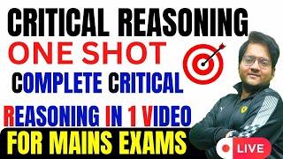 Critical Reasoning Complete in One Video  Critical Reasoning One Shot  Critical Reasoning Harshal