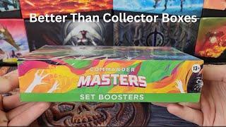 Commander Masters Set Booster Opening - These Are Way UndervaluedPrices Displayed