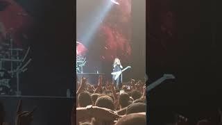 Mustaine talks about the Incident with security person Release Festival AthensGreece - 1462024