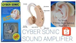 Cyber Sonic Sound Amplifier for better hearing unboxing 115 Pesos only from Shopee