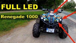 Alles auf LED umrüsten  Can Am Renegade 1000  QUAD-VLOG TOXIQTIME 4K