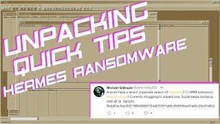 Unpacking Quick Tip Two Breakpoints to Unpack Hermes Ransomware