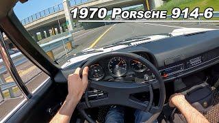 1970 Porsche 914-6 - The Mid-Engine Flat 6 You Need to Drive POV Binaural Audio