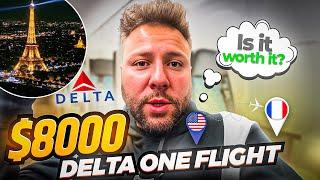 The $8000 Delta One Flight Luxury Jetsetting from JFK to Paris