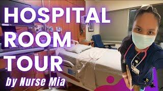 Hospital Room Tour in US 2022 by Nurse Mia