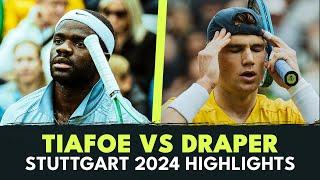 INCREDIBLE Frances Tiafoe vs Jack Draper Shotmaking  Stuttgart 2024 Highlights