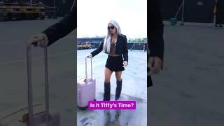 Tiffany Stratton walking out of the stadium ️#tiffanystratton #youtubeshorts #wwe