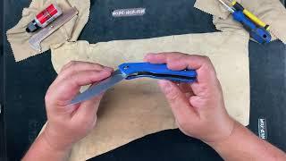 WSC1901DGBL Beyond EDC Arch Linerlock Blue