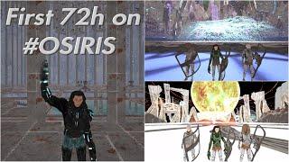 First 72h On #OSIRIS  Claiming North IceWiping Crouch Cave + PvP  ARK PS4\PS5 #MATRIX#RUIN#LORDS