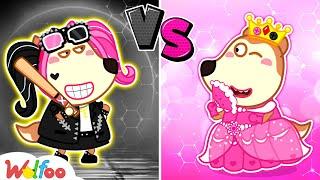 Pink Lucy vs Black Lucy Challenge - Wolfoo and Funny Stories for Kids  Wolfoo Family