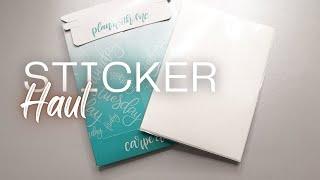 Planner Sticker Haul