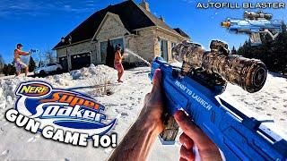 NERF GUN GAME  SUPER SOAKER EDITION 10.0 Nerf First Person Shooter