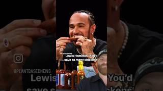 Vegan Lewis Hamilton vs Hot Wings