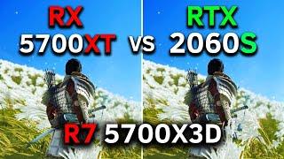 RX 5700 XT vs RTX 2060 Super  R7 5700X3D  2024