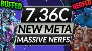 NEW PATCH 7.36C FULL CHANGES - Nerfs For Everyone - Dota 2 Update Guide