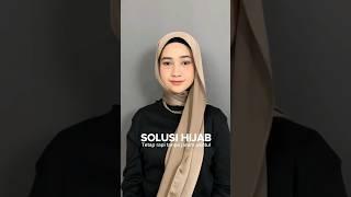 SOLUSI HIJAB Tetap rapi tanpa jarum pentul  #youtubeshorts #shorts