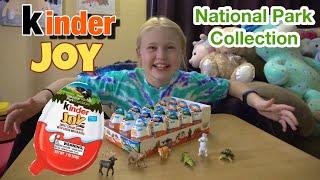 when shes Collecting ALL Kinder JOY National Park Foundation Figures