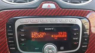 Русификация магнитолы Sony на Форд Фокус 2 рестайлинг.