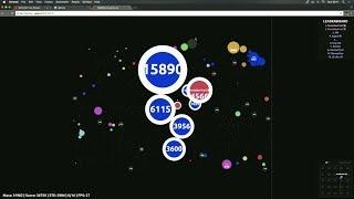 Agar.io - North America Multibox Takeover #17