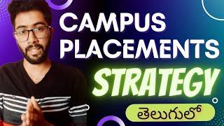 Campus placements strategy in telugu  Placements preparation tips  Vamsi Bhavani