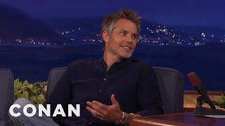 Timothy Olyphant Loves Stealing Room Service Silverware  CONAN on TBS