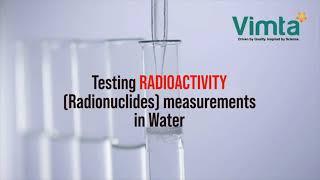Badanie radioaktywności wody - VIMTA