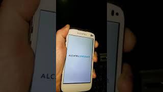 Alcatel One Touch 997D hard reset сброс настроек графический ключ пароль зависает тормозит висит