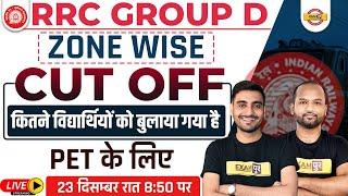 GROUP D CUT OFF 2022  RRC GROUP D ZONE WISE CUT OFF  RAILWAY GROUP D CUT OFF 2022 ZONE WISE