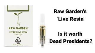 Tested and reviewed Raw Gardens Vape Cartridge Sapberry OG. Live resin hype.