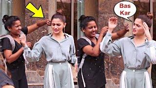 Alia Bhatt Gets Angry On Her Makeup Artist In Front Of Media