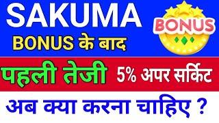 sakuma अपर सर्किट लगा ◾ sakuma exports latest news ◾ sakuma exports share latest news