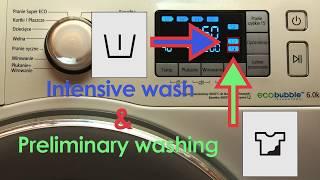 Intensive wash & preliminary washing