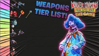 Killer Klowns From Outer Space The Game  Weapons Tier List 