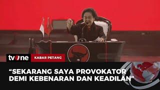Megawati Ajak kader PDIP Tak Takut Hadapi Situasi Politik Terkini  Kabar Petang tvOne