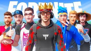 Winning With EVERY YouTuber Fortnite Icon Skin
