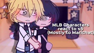 • Miraculous Ladybug Past Characters react to Season 5 Edits •• Gacha MLB• • Adrinette? •